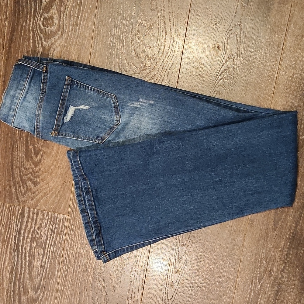 ❤️ NWOT! ALTAR'D STATE HIGH RISE FLARE JEANS, DISTRESSED, 0/1 (25) - Picture 4 of 7